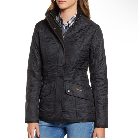 Barbour Jackets & Blazers - Barbour Calvary Polarquilt Jacket Quilted Black Lined Women’s size 10